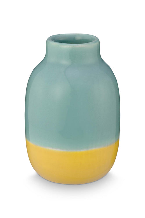 vtwonen Vaas - Keramiek - Lichtblauw - Set van 2 - 7cm