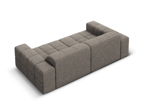 Cosmopolitan Design Bank Chicago 3-zits, chenille grijs - 102x212x78cm
