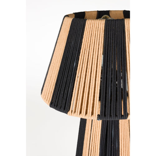 Bold Monkey Stripe it up Tafellamp - Zwart - vtwonen shop