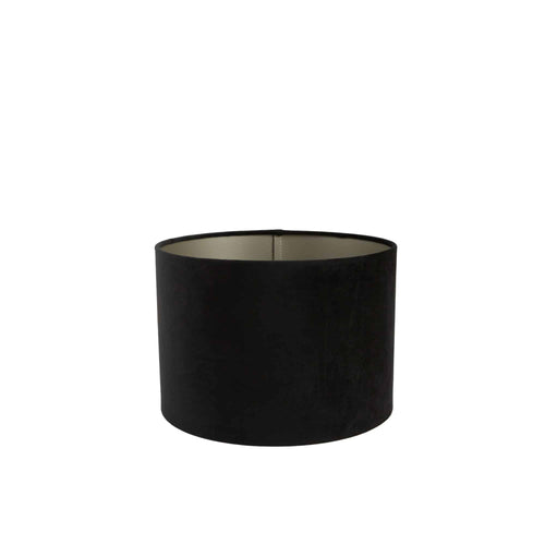 Light & Living lampenkap Velours - zwart - Ø30cm
