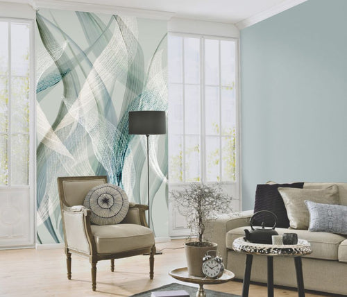 Erismann fotobehang bladeren groen - 150 x 280 cm - 661085 - vtwonen shop