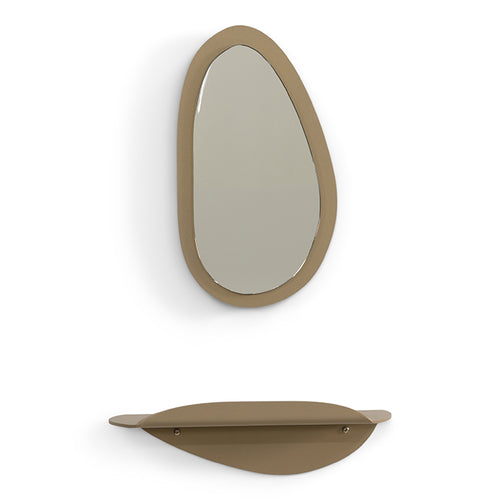 Spinder x Eva van de Ven spiegel Pipa Top - Champagne - vtwonen shop