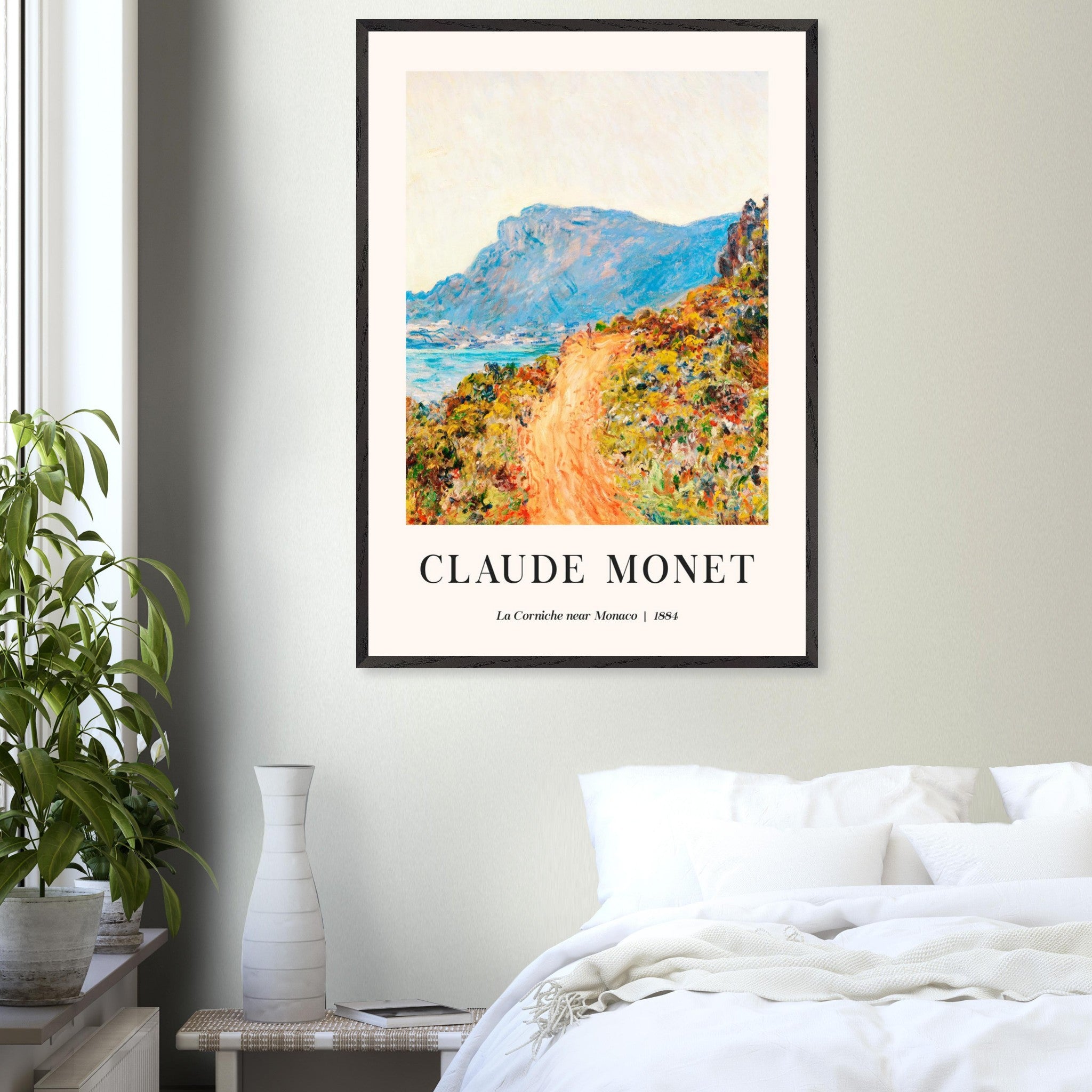 Artfulprints Poster Claude Monet - La Corniche near Monaco
