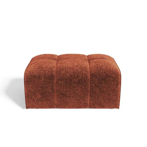 Sia Home - Zitzakken BARI - Chenille fluweel - Terracotta - 82cm
