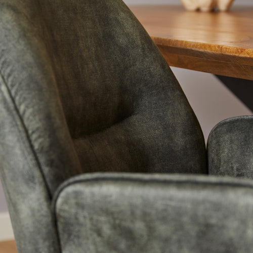 StarFurn Eetkamerstoel Nova - Groen Stof - Set van 2 - vtwonen shop