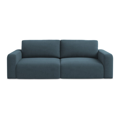 LaMiaSofa 3-zits slaapbank Ostia - textuurstof - jeans - 244x102x79