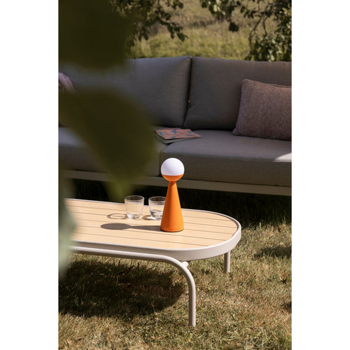 Zuiver Vista Tuin Loungeset bank + tafel + 2 fauteuils - Beige