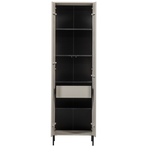 WOOOD hoge kast New Gravure - Grenen - Dust - 210x60x42