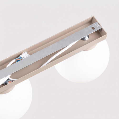 Sollux Lighting Plafondlamp YOLI 2 taupe - 34,5x12x14,5cm