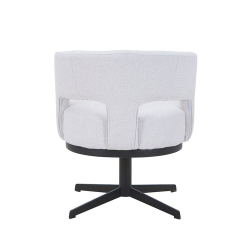 DÉJA Living Eetkamerstoel Léo - Off-White - Draaibaar - Set van 2 - vtwonen shop