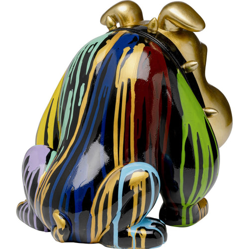 Kare Design Woonaccessoires goud hond woest verfdruppels XL - vtwonen shop