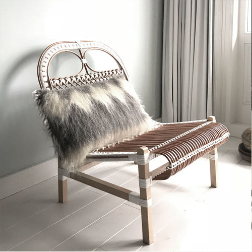 Malagoon kussen Diamond - grijs - 40x70cm 100% wol