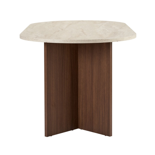 Calicosy - Eettafel met afgeronde randen SABLE - 89,5x180x75 cm