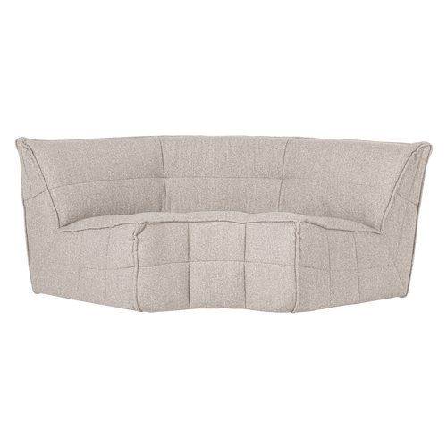 vtwonen hoekelement Cluster - Bouclé - Zand/Beige - 81x205x94