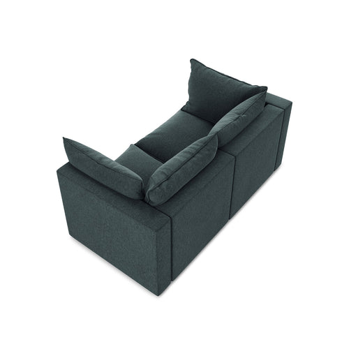 LaMiaSofa Tweezits modulaire bank Ravenna - velours - marien - 180x90x77