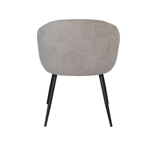 Giga Meubel Eetkamerstoel Meau - Stof/Metaal - Beige - Set van 2 - vtwonen shop