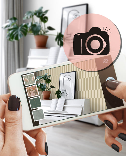 ESTAhome behang strepen donker beige - 53 cm x 10.05 m - 131212 - vtwonen shop