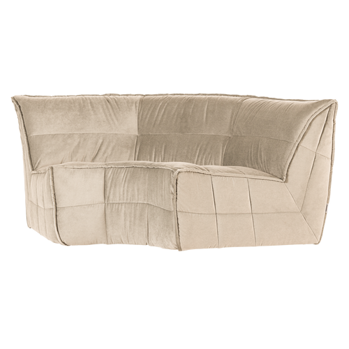 vtwonen hoekelement Cluster - Velvet - Zacht Beige - 81x205x94