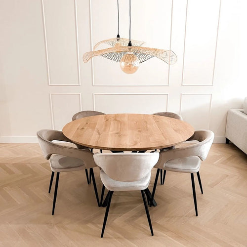 Kick barkruk Lenn velvet - Champagne