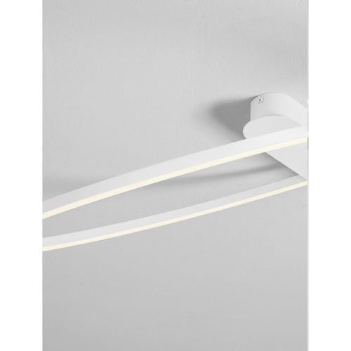 Nova Luce KIKLOS Geïntegreerde LED-plafondlamp, halfverzonken, zandwit, Triac dimbaar, 30W, 1250lm, 3000K