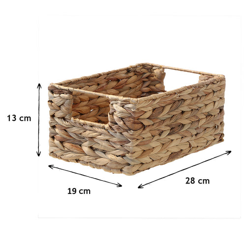 Calicosy - Opbergmand Woonkamer - Beige - 19x28x13 cm