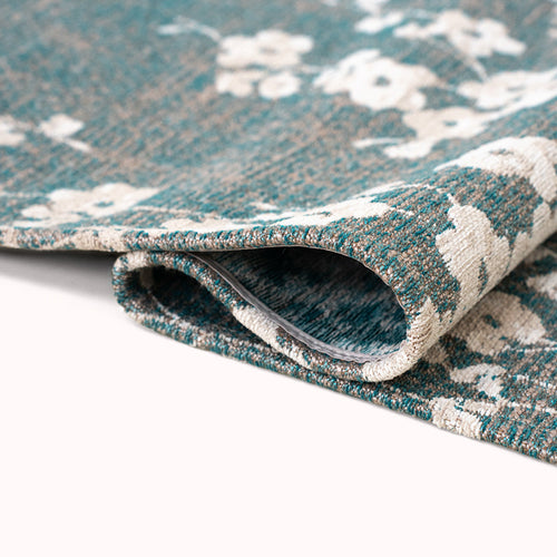 Louis De Poortere vloerkleed Lake Blue - blauw - 140x200cm - vtwonen shop