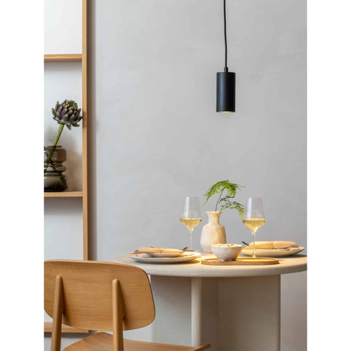 GOOD&MOJO hanglamp Java - zwart - Ø12cm
