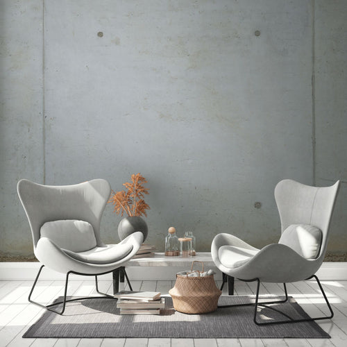 Livingwalls fotobehang betonlook grijs en beige - 371 x 280 cm - AS-392251