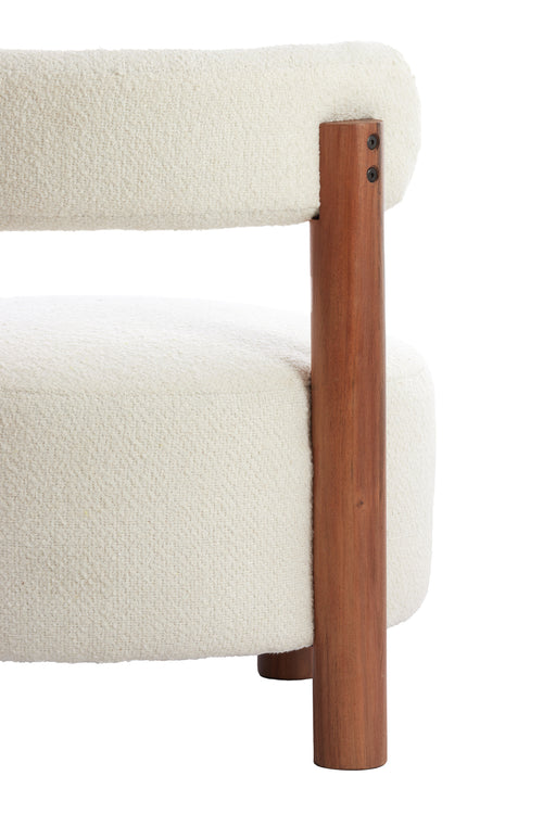 Light & Living stoel FERENTINO - Ø74x74cm - bruin - vtwonen shop