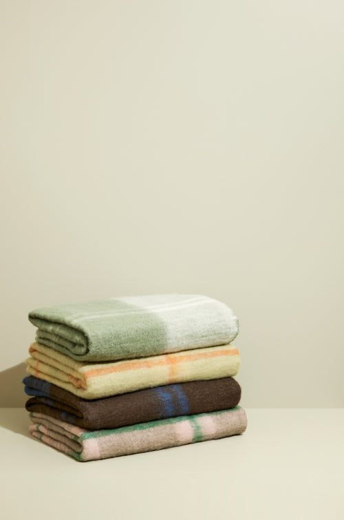 Hübsch plaid Inlet - acryl/polyester/wol - 140x200cm - vtwonen shop