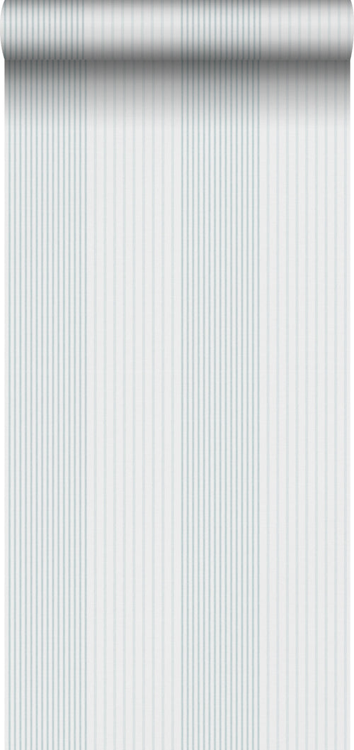 Sanders & Sanders behang strepen vergrijsd blauw - 53 cm x 10.05 m - 640674