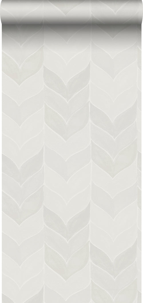 Sanders & Sanders behang grafisch motief gebroken wit - 53 cm x 10,05 m - 640741