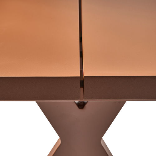 WOOOD picknickbank tuin Delta - Aluminium - Terra - 45x220x35 - vtwonen shop