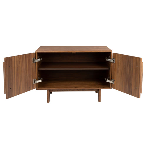 Zuiver Groove Dressoir 2 deuren Walnoothout Donkerbruin - vtwonen shop