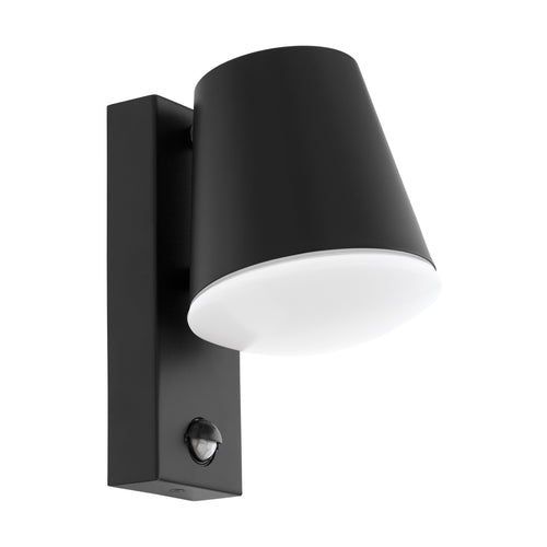 EGLO wandlamp buiten Caldiero - sensor - e27 - 24 cm - antraciet/wit
