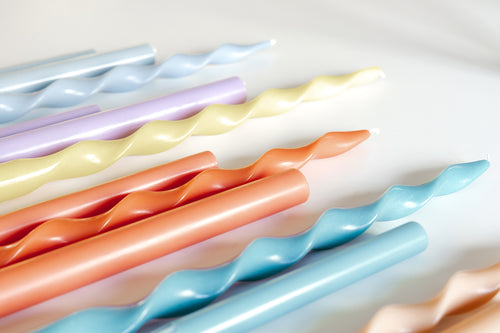 Originalhome spiraalkaars 40 cm - lichtgeel - vtwonen shop