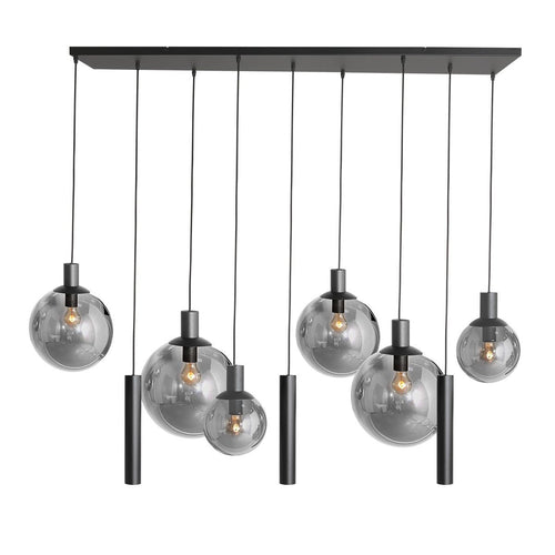 Steinhauer hanglamp bollique - 9 lichts - 140  x 150   cm - zwart - vtwonen shop