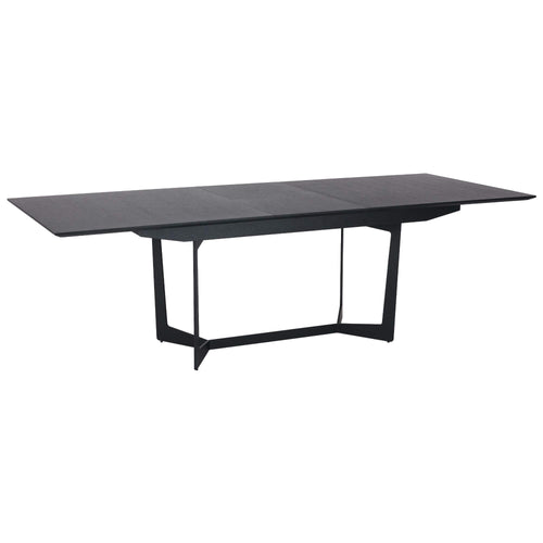 Furnhouse uitschuifbare eettafel Tokyo - Zwart - 200/250x100 cm