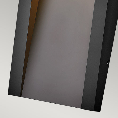 Elstead Hinkley Taper Buiten inbouw wandlamp getextureerd zwart, 3000K, IP44