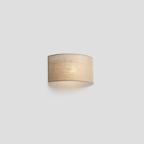 Faro Otton Horizontale Ronde Jute Wandlamp 2L