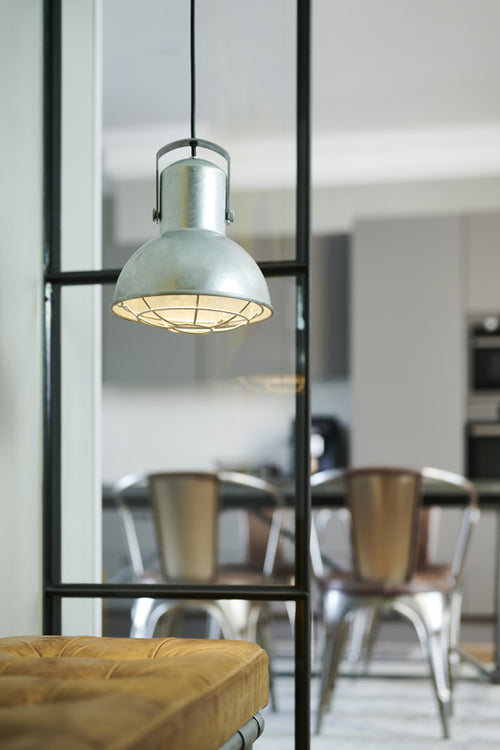 Nordlux Porter Hanglamp - Ø21cm - E27 - Verzinkt - vtwonen shop