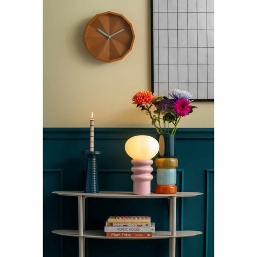 Karlsson wandklok Firenze - oranje - Ø30.6cm