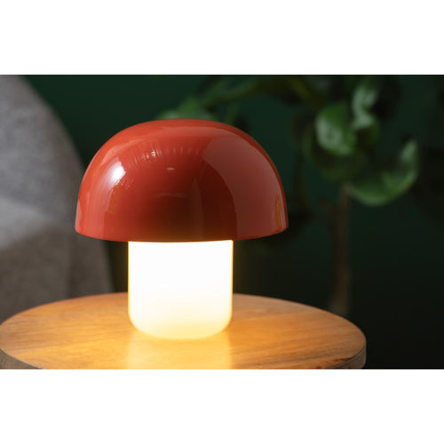 Leitmotiv tafellamp Nuevo Mini Mushroom - oranje - 20x20x20cm - vtwonen shop