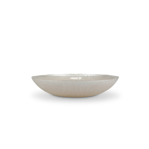 S|P Collection - Sierschaal 33xH6cm glas pearl Cosmo