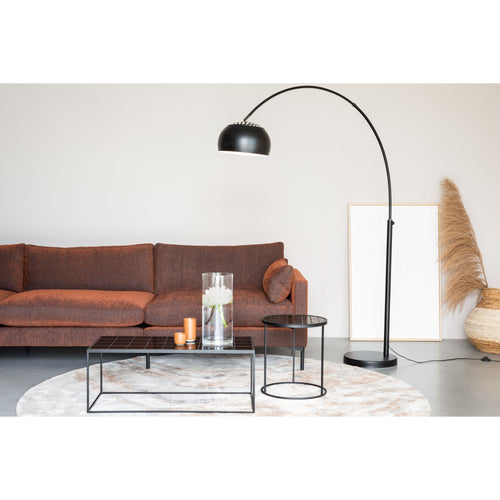 Zuiver Metal Bow Vloerlamp/ Booglamp Zwart - vtwonen shop