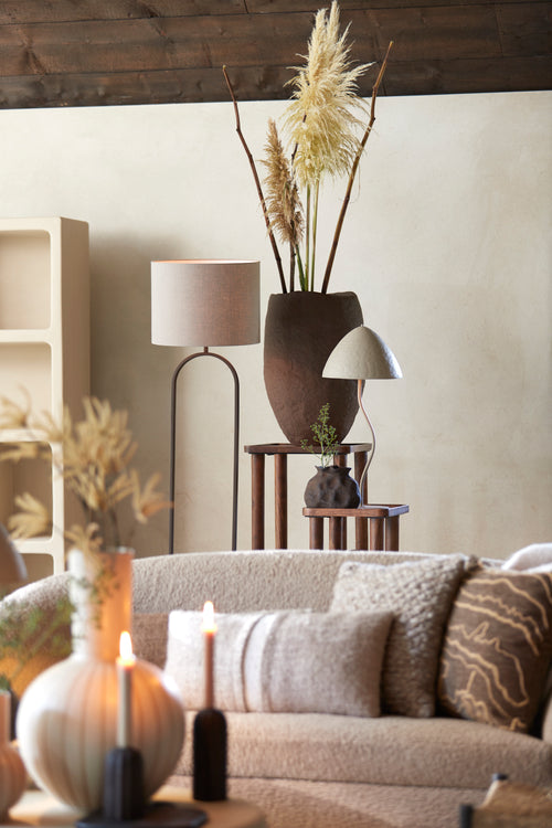 Light & Living vloerlamp JAMIRI - 30x15x142cm - bruin
