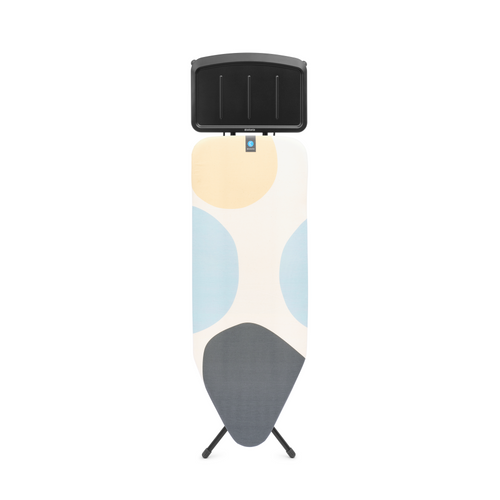 Brabantia Strijkplank C, 124x45 cm, solide stoomunithouder 134722 - Spring Bubbles