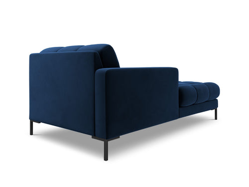 Cosmopolitan Design linker meridiaan Bali flueel, koningsblauw - 185x102x75cm