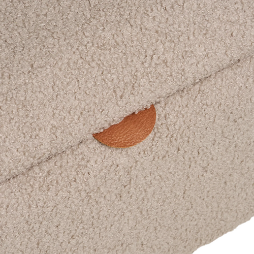 Artichok Rebecca Bankje Met Opbergruimte Beige Bouclé - 95 x 45 cm