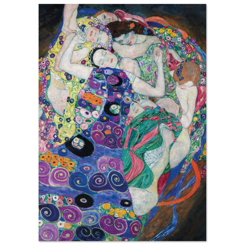 Artfulprints  Gustav Klimt - The maiden   poster A4 21x29.7 cm